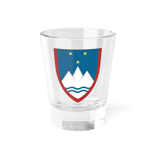 Insigne Slovenicum (Slovenia) (Coat of Arms) Shot Glass 1.5oz 1.5oz - Go Mug Yourself