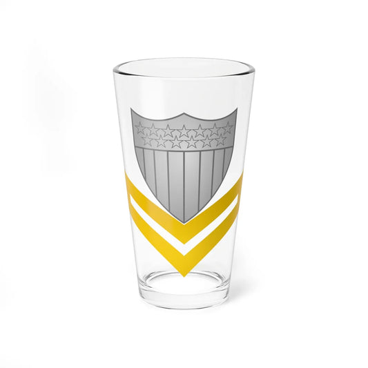 Insignia of a United States Coast Guard petty officer second class (United States) (Military Rank) Pint Glass 16oz 16oz - Go Mug Yourself