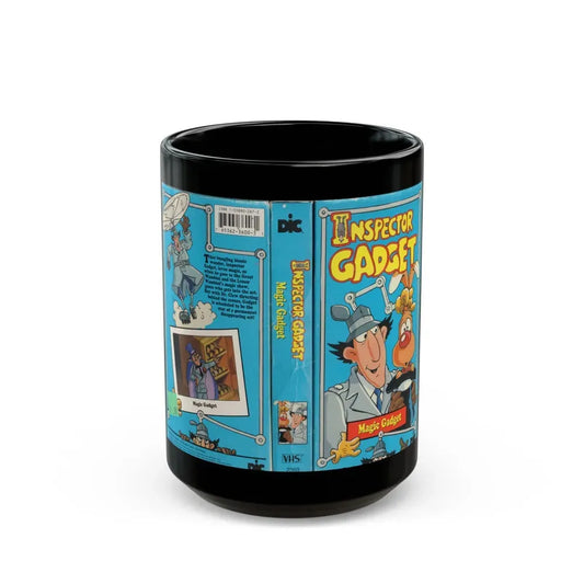 INSPECTOR GADGET MAGIC GADGET (VHS COVER) - Black Coffee Mug 15oz - Go Mug Yourself
