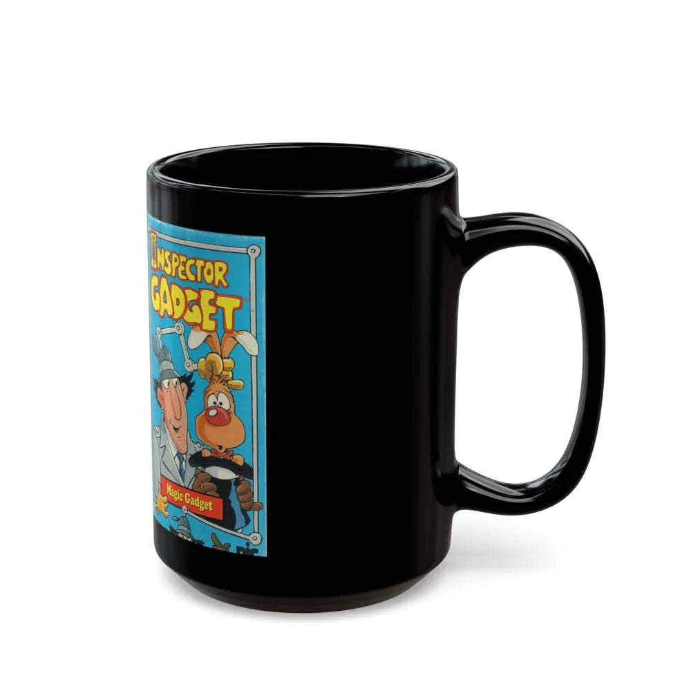 INSPECTOR GADGET MAGIC GADGET (VHS COVER) - Black Coffee Mug-Go Mug Yourself