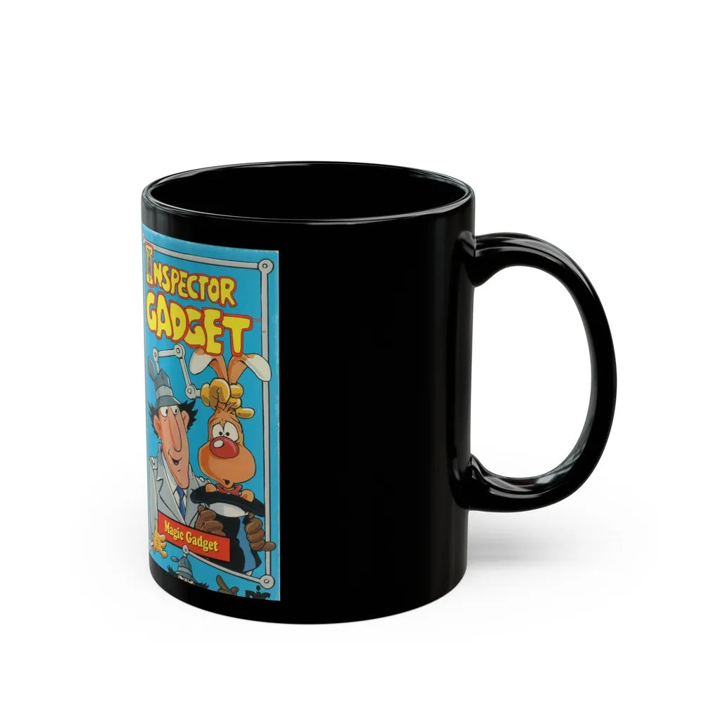 INSPECTOR GADGET MAGIC GADGET (VHS COVER) - Black Coffee Mug-Go Mug Yourself