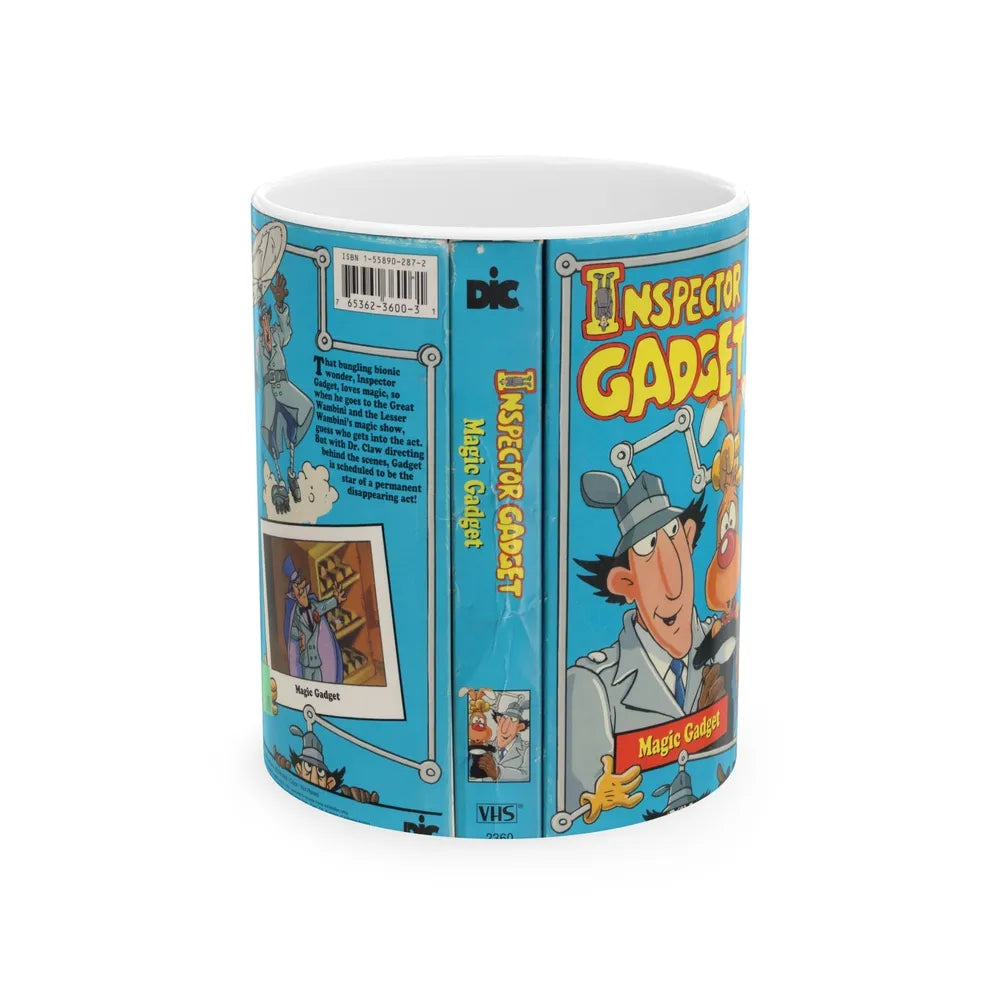 INSPECTOR GADGET MAGIC GADGET (VHS COVER) - White Coffee Mug-11oz-Go Mug Yourself