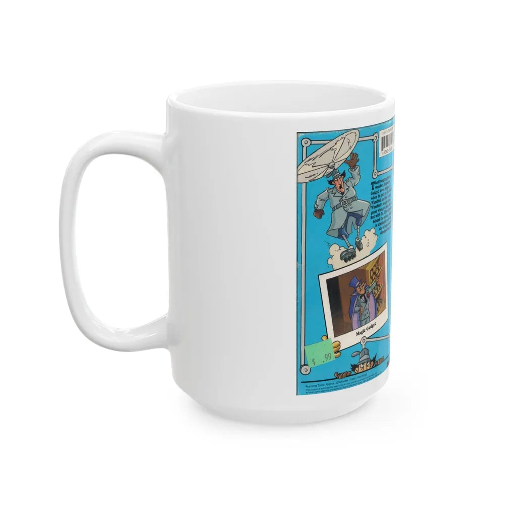 INSPECTOR GADGET MAGIC GADGET (VHS COVER) - White Coffee Mug-Go Mug Yourself