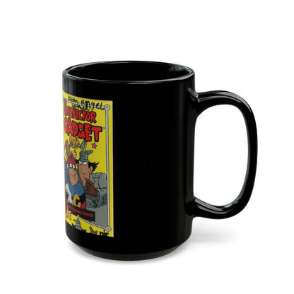 INSPECTOR GADGET THE CAPEMAN COMETH (VHS COVER) - Black Coffee Mug - Go Mug Yourself