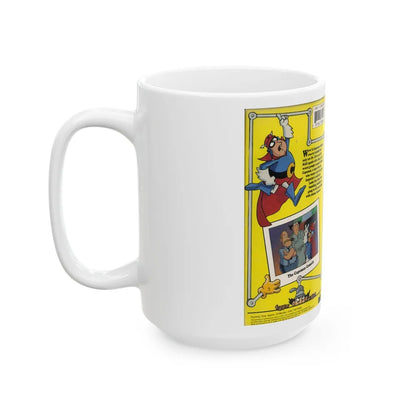 INSPECTOR GADGET THE CAPEMAN COMETH (VHS COVER) - White Coffee Mug-Go Mug Yourself