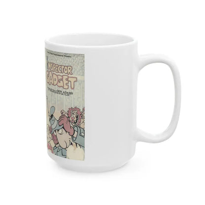 INSPECTOR GADGET THE REVENGE OF DR CLAW (VHS COVER) - White Coffee Mug - Go Mug Yourself