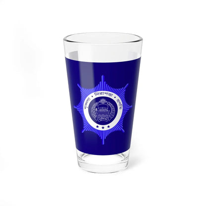 Inspector General of Police Bangladesh Flag (Bangladesh) Pint Glass 16oz 16oz - Go Mug Yourself