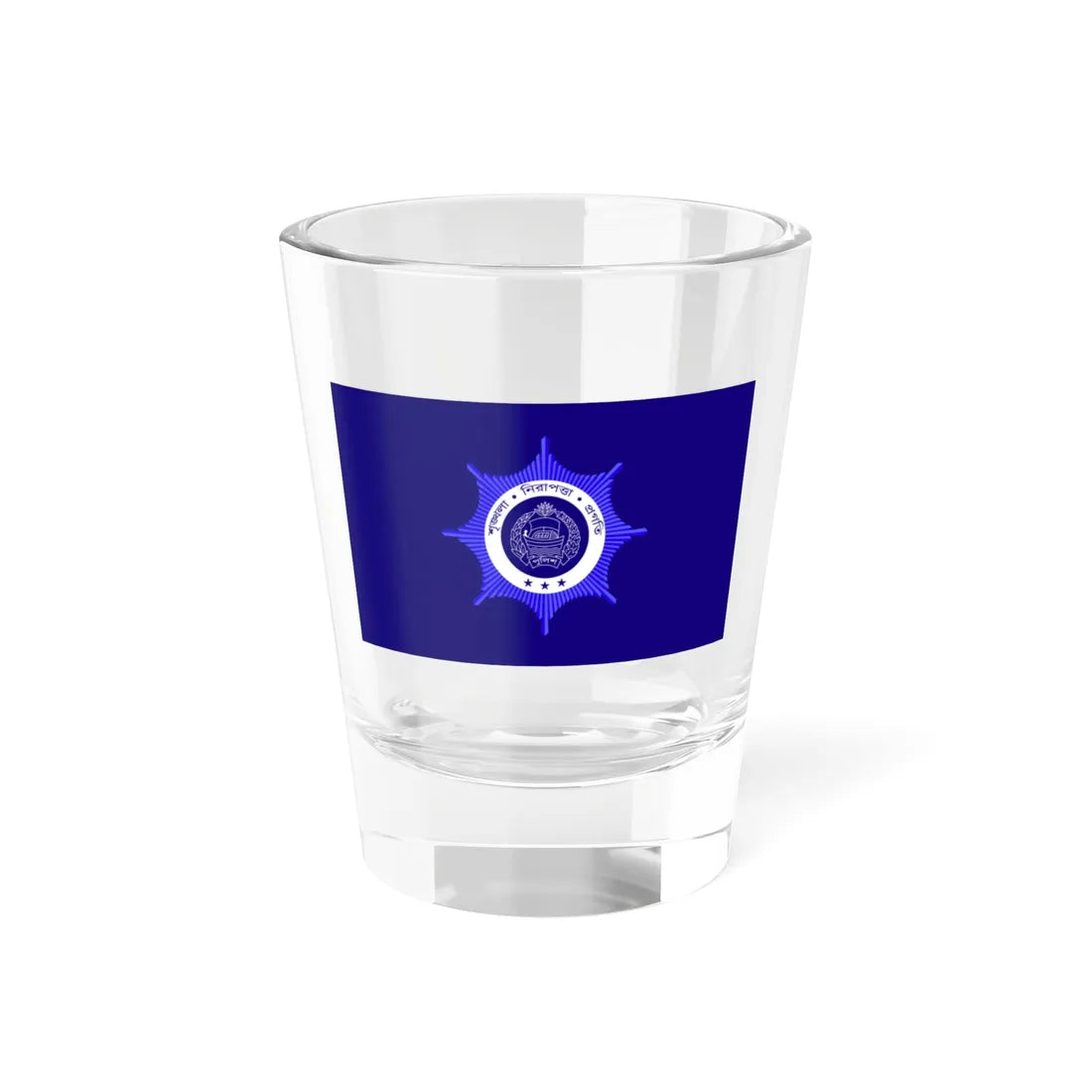 Inspector General of Police Bangladesh Flag (Bangladesh) Shot Glass 1.5oz 1.5oz - Go Mug Yourself
