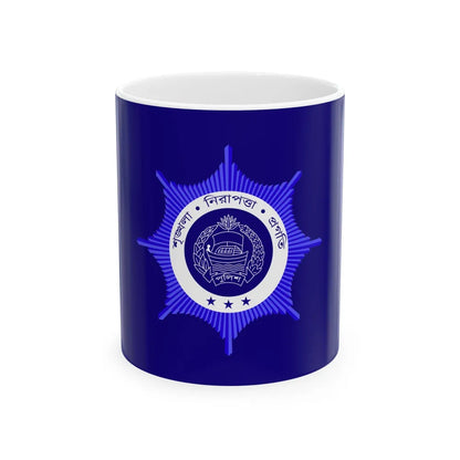 Inspector General of Police Bangladesh Flag (Bangladesh) White Coffee Mug 11oz - Go Mug Yourself