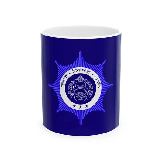 Inspector General of Police Bangladesh Flag (Bangladesh) White Coffee Mug 11oz - Go Mug Yourself