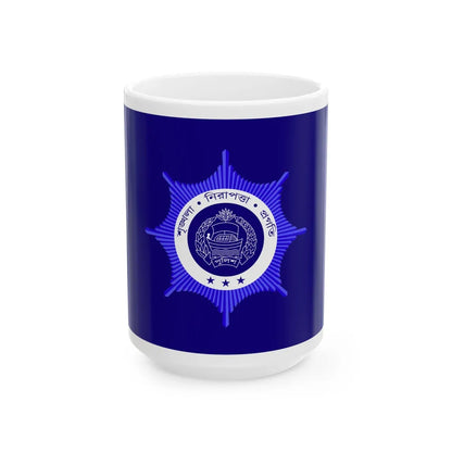 Inspector General of Police Bangladesh Flag (Bangladesh) White Coffee Mug 15oz - Go Mug Yourself
