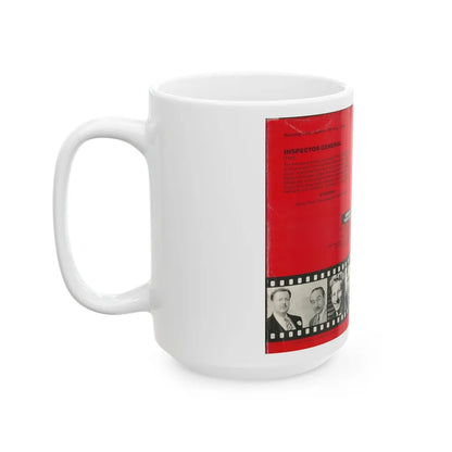 INSPECTOR GENERAL VIDEO TREASURES (VHS COVER) - White Coffee Mug-Go Mug Yourself