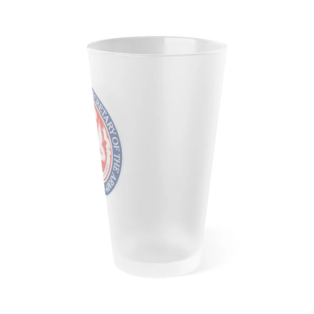 Installations Energy and Environment (U.S. Army) Frosted Pint Glass 16oz-Go Mug Yourself