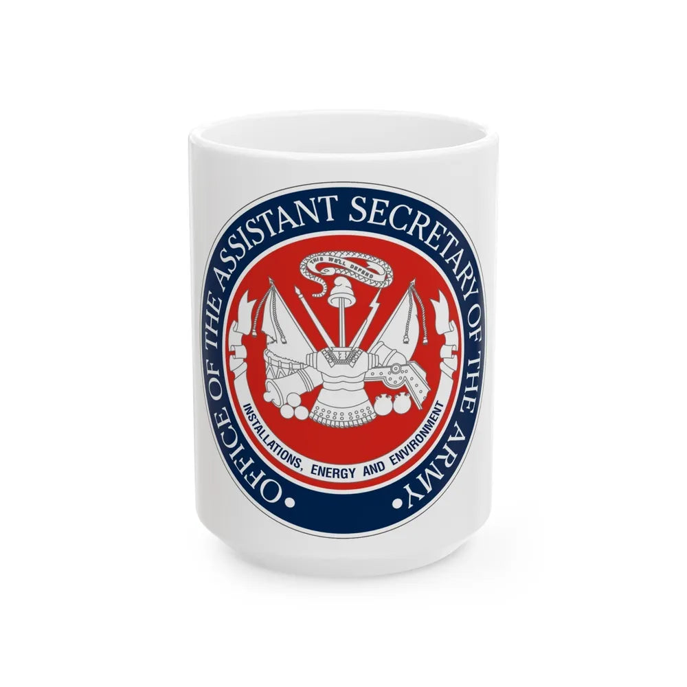 Installations Energy and Environment (U.S. Army) White Coffee Mug-15oz-Go Mug Yourself