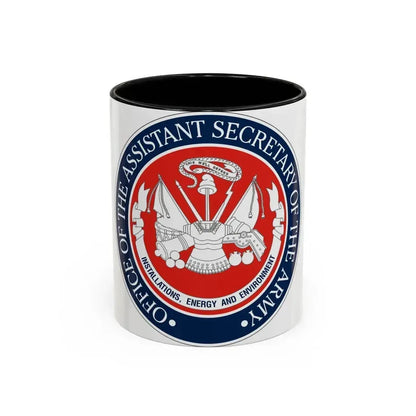 Installations Energy and Environment (U.S. Army) Accent Coffee Mug 11oz Black - Go Mug Yourself