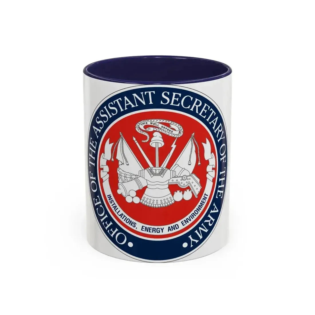 Installations Energy and Environment (U.S. Army) Accent Coffee Mug 11oz Navy - Go Mug Yourself