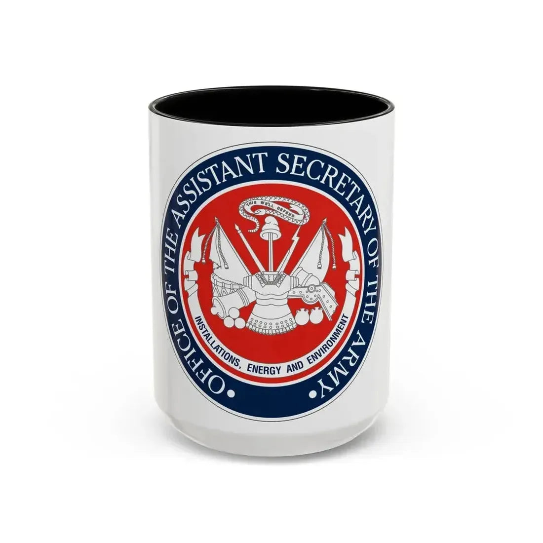 Installations Energy and Environment (U.S. Army) Accent Coffee Mug 15oz Black - Go Mug Yourself