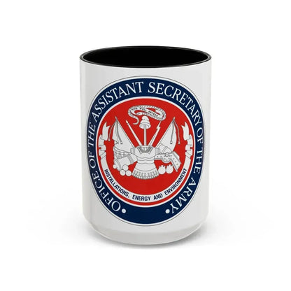 Installations Energy and Environment (U.S. Army) Accent Coffee Mug 15oz Black - Go Mug Yourself