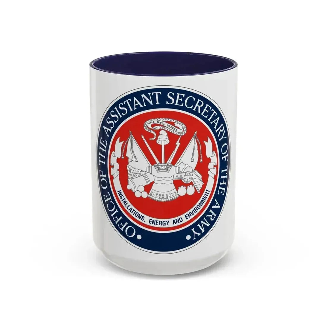 Installations Energy and Environment (U.S. Army) Accent Coffee Mug 15oz Navy - Go Mug Yourself