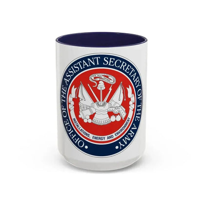Installations Energy and Environment (U.S. Army) Accent Coffee Mug 15oz Navy - Go Mug Yourself
