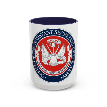 Installations Energy and Environment (U.S. Army) Accent Coffee Mug 15oz Navy - Go Mug Yourself