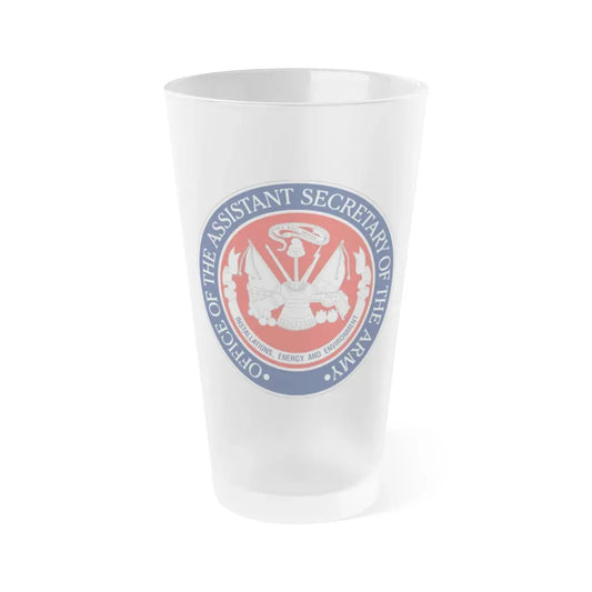 Installations Energy and Environment (U.S. Army) Frosted Pint Glass 16oz Default Title - Go Mug Yourself