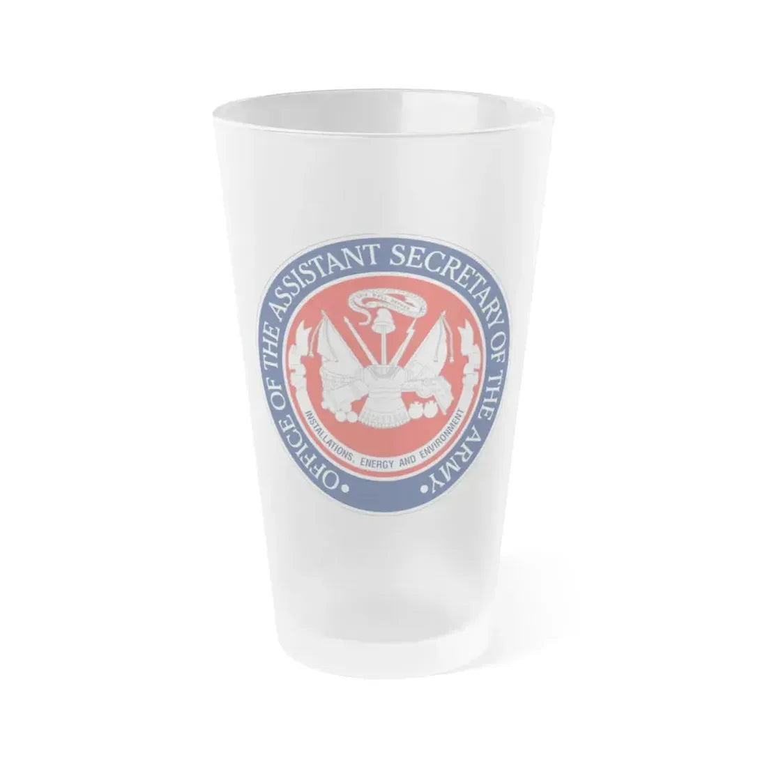 Installations Energy and Environment (U.S. Army) Frosted Pint Glass 16oz Default Title - Go Mug Yourself