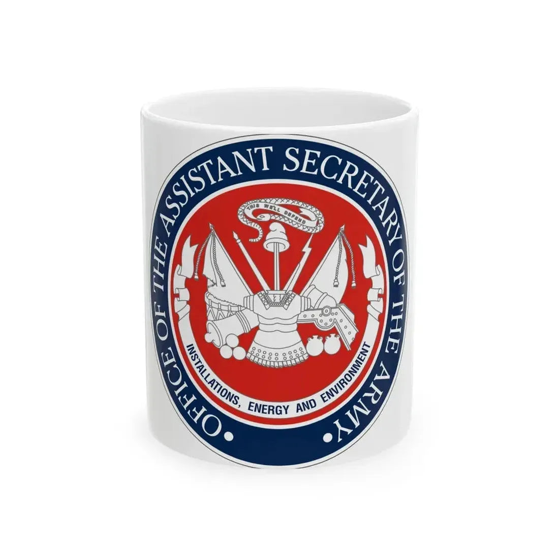 Installations Energy and Environment (U.S. Army) White Coffee Mug 11oz - Go Mug Yourself