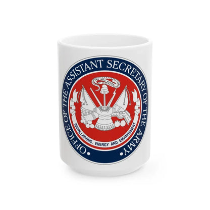 Installations Energy and Environment (U.S. Army) White Coffee Mug 15oz - Go Mug Yourself
