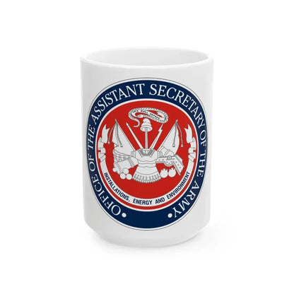 Installations Energy and Environment (U.S. Army) White Coffee Mug 15oz - Go Mug Yourself