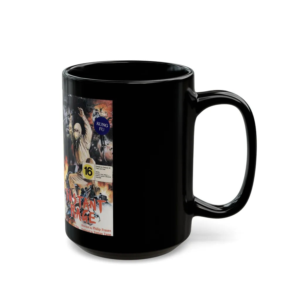 INSTANT RAGE NINJA COLLECTION (VHS COVER) - Black Coffee Mug-Go Mug Yourself