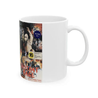 INSTANT RAGE NINJA COLLECTION (VHS COVER) - White Coffee Mug - Go Mug Yourself