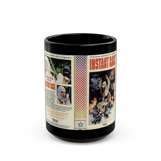 INSTANT RAGE (VHS COVER) - Black Coffee Mug-15oz-Go Mug Yourself