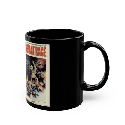 INSTANT RAGE (VHS COVER) - Black Coffee Mug-Go Mug Yourself