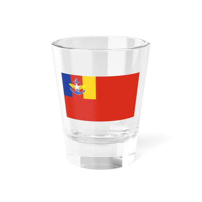Intake Flag of the Defence Services Academy (Myanmar) Shot Glass 1.5oz 1.5oz - Go Mug Yourself