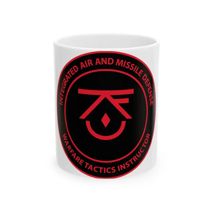 Integrated Air & Missile Defense Warfare Tactics Instructor IAMD WTI (U.S. Navy) White Coffee Mug-11oz-Go Mug Yourself