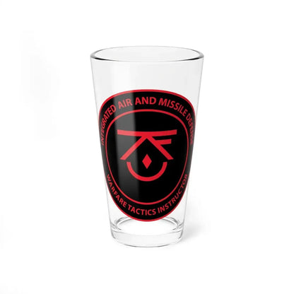 Integrated Air & Missile Defense Warfare Tactics Instructor IAMD WTI (U.S. Navy) Pint Glass 16oz 16oz - Go Mug Yourself