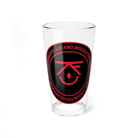 Integrated Air & Missile Defense Warfare Tactics Instructor IAMD WTI (U.S. Navy) Pint Glass 16oz 16oz - Go Mug Yourself
