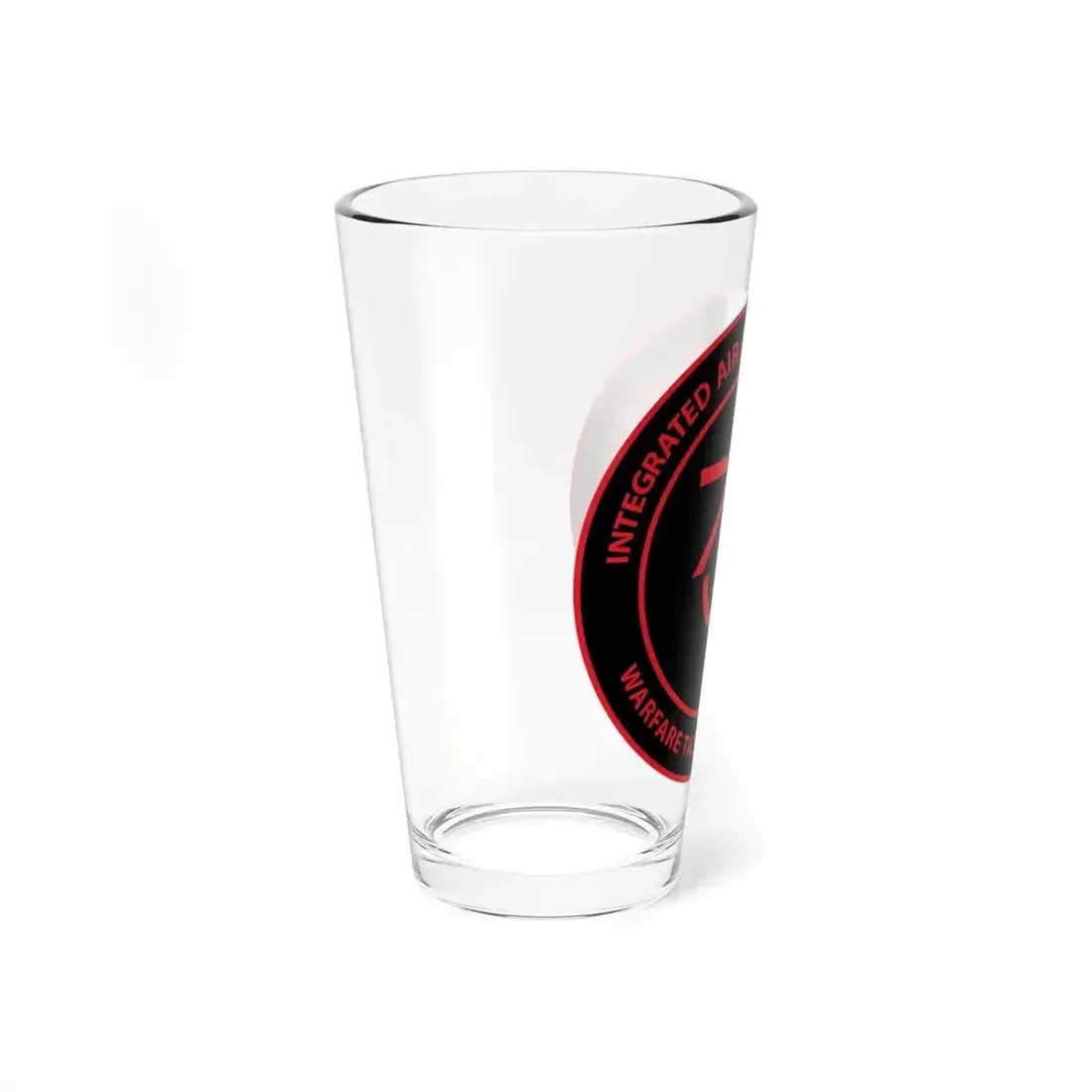 Integrated Air & Missile Defense Warfare Tactics Instructor IAMD WTI (U.S. Navy) Pint Glass 16oz - Go Mug Yourself