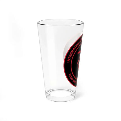 Integrated Air & Missile Defense Warfare Tactics Instructor IAMD WTI (U.S. Navy) Pint Glass 16oz - Go Mug Yourself