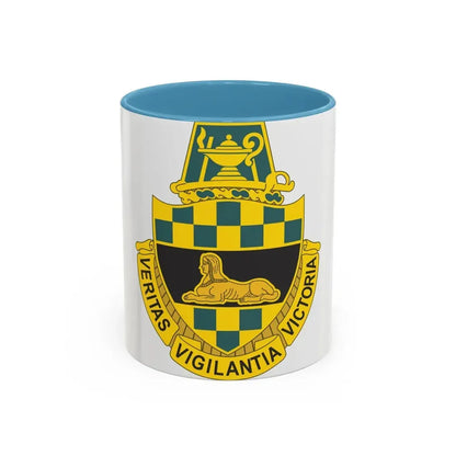 Intelligence Center and School (U.S. Army) Accent Coffee Mug 11oz Light Blue - Go Mug Yourself