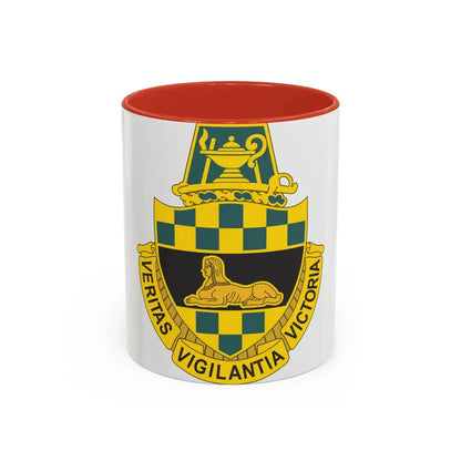 Intelligence Center and School (U.S. Army) Accent Coffee Mug 11oz Red - Go Mug Yourself