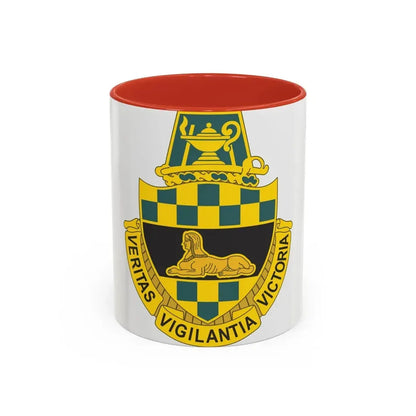 Intelligence Center and School (U.S. Army) Accent Coffee Mug 11oz Red - Go Mug Yourself