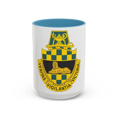 Intelligence Center and School (U.S. Army) Accent Coffee Mug 15oz Light Blue - Go Mug Yourself