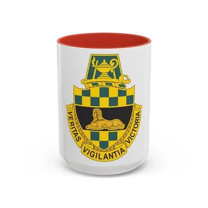 Intelligence Center and School (U.S. Army) Accent Coffee Mug 15oz Red - Go Mug Yourself