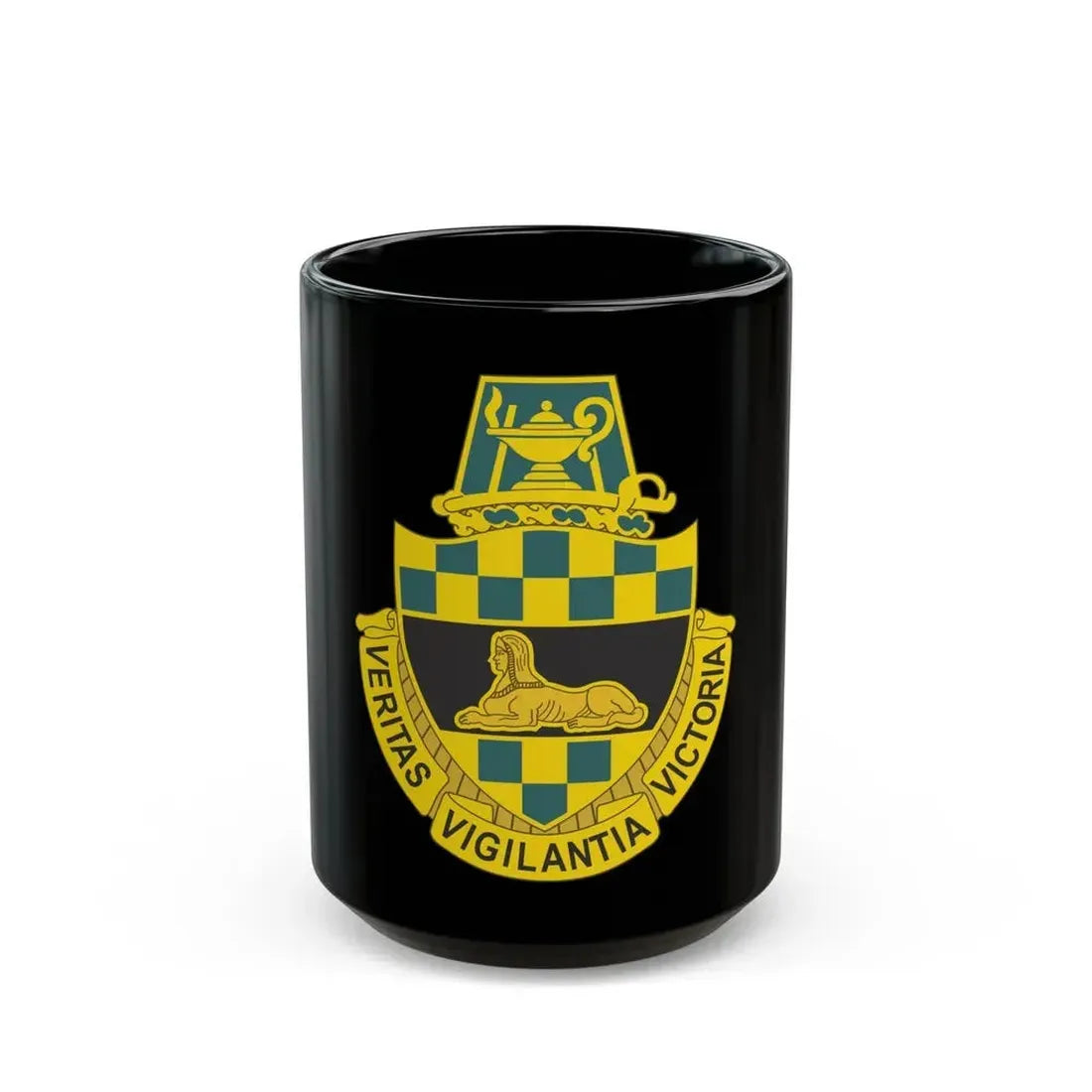 Intelligence Center and School (U.S. Army) Black Coffee Mug 15oz - Go Mug Yourself