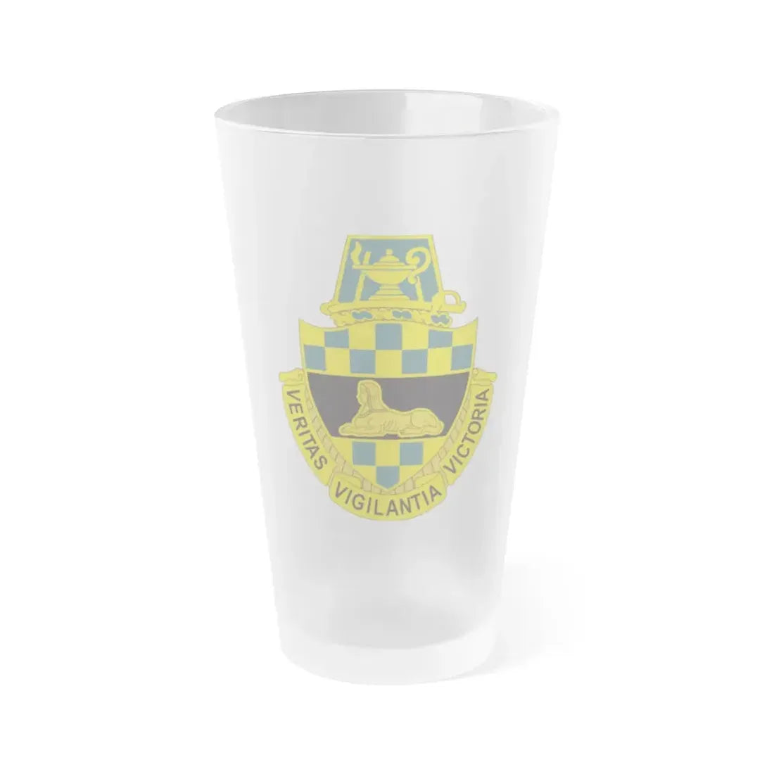 Intelligence Center and School (U.S. Army) Frosted Pint Glass 16oz Default Title - Go Mug Yourself