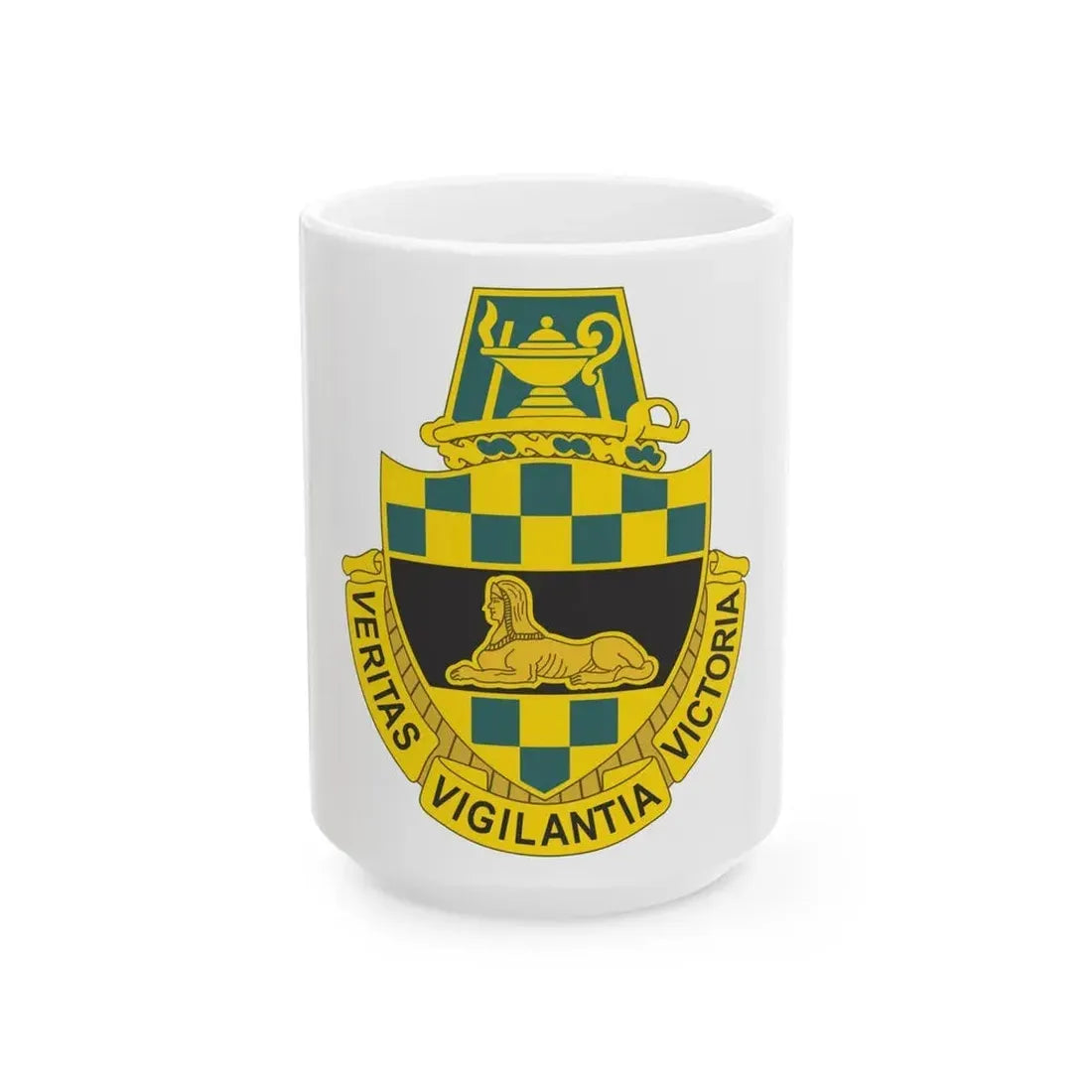 Intelligence Center and School (U.S. Army) White Coffee Mug 15oz - Go Mug Yourself