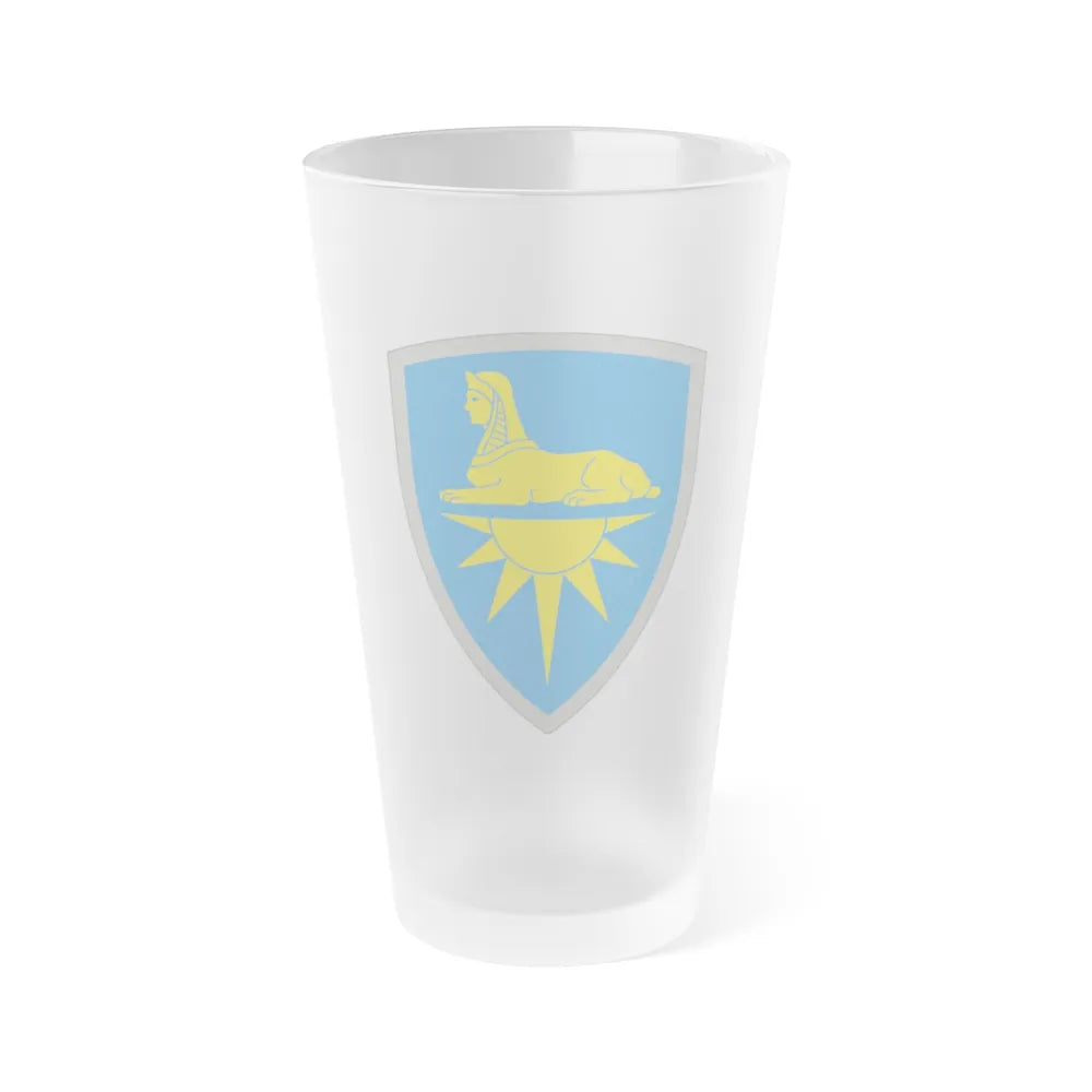 Intelligence Command (U.S. Army) Frosted Pint Glass 16oz-Go Mug Yourself