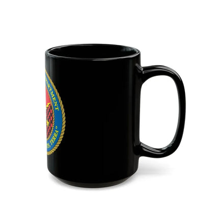 Intelligence Department Tempestus Hostis Terra (USMC) Black Coffee Mug - Go Mug Yourself